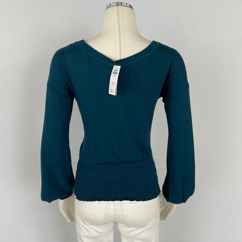 NWT Abercrombie and Fitch Teal Top X Small - Picture 9 of 10